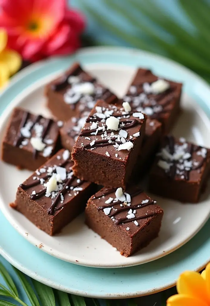 27 Gluten-Free Chocolate Desserts for Sweet Tooths - 3. No-Bake Chocolate Coconut Bars