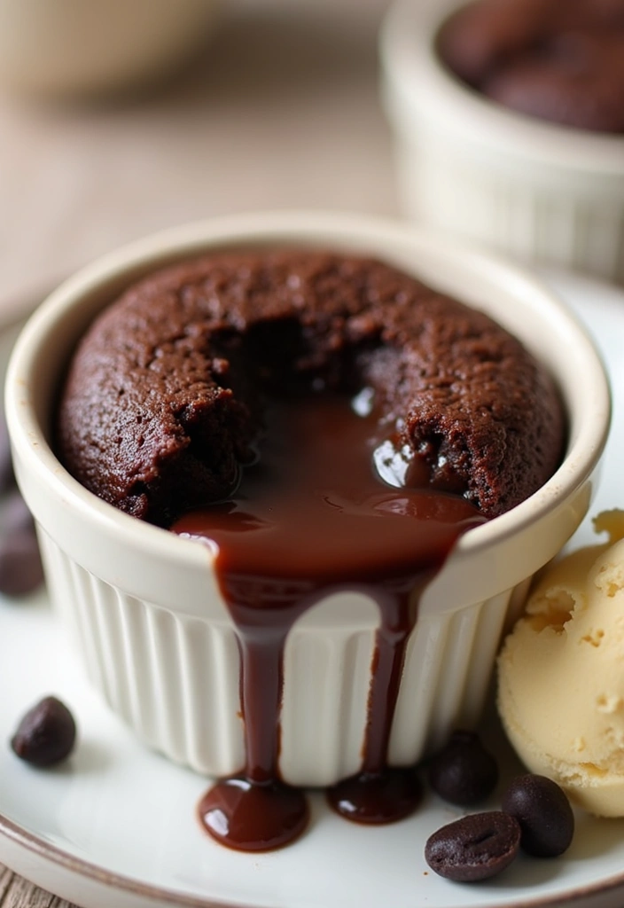 27 Gluten-Free Chocolate Desserts for Sweet Tooths - 9. Vegan Chocolate Lava Cake