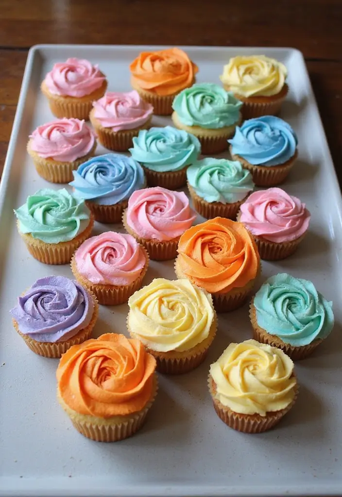 27 Gluten-Free Cupcake Decorating Ideas - 12. Geometric Patterns