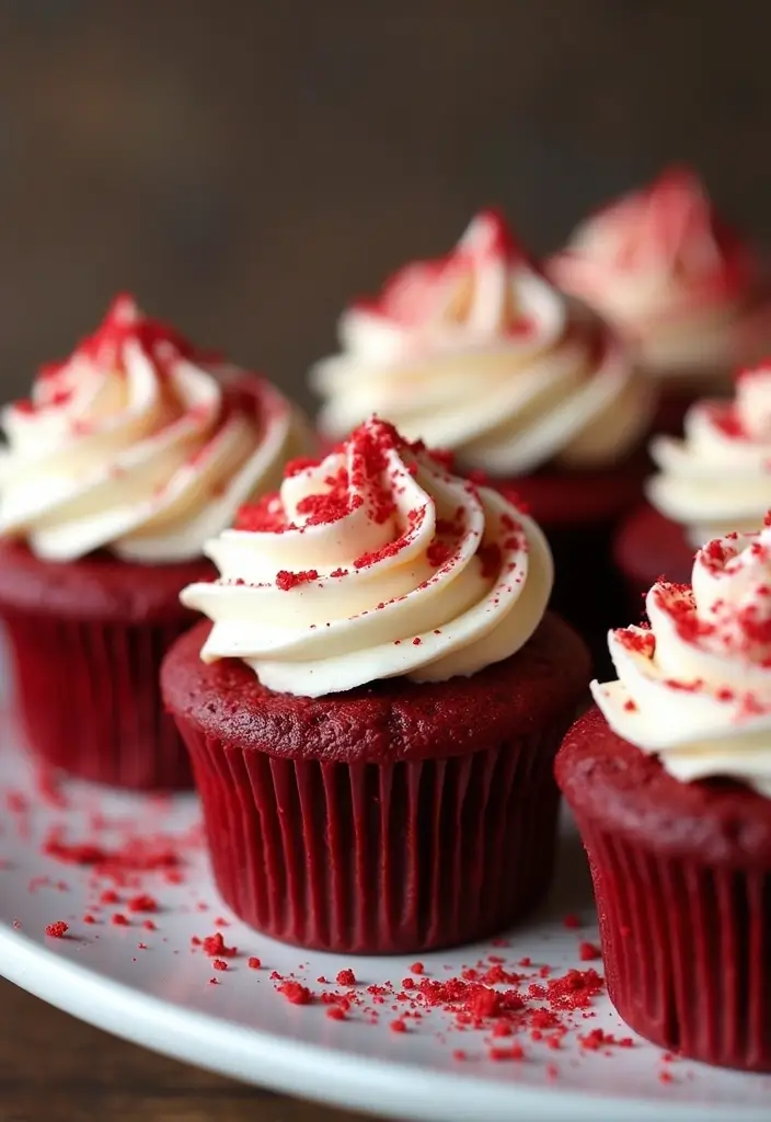 27 Gluten-Free Cupcake Decorating Ideas - 25. Red Velvet Cupcakes