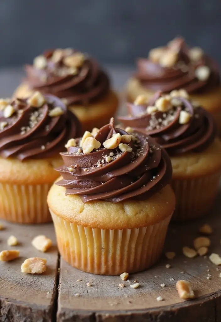 27 Gluten-Free Cupcake Decorating Ideas - 3. Chocolate Drizzle Delight