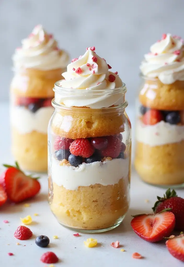 27 Gluten-Free Cupcake Decorating Ideas - 8. Layered Cupcake Jars