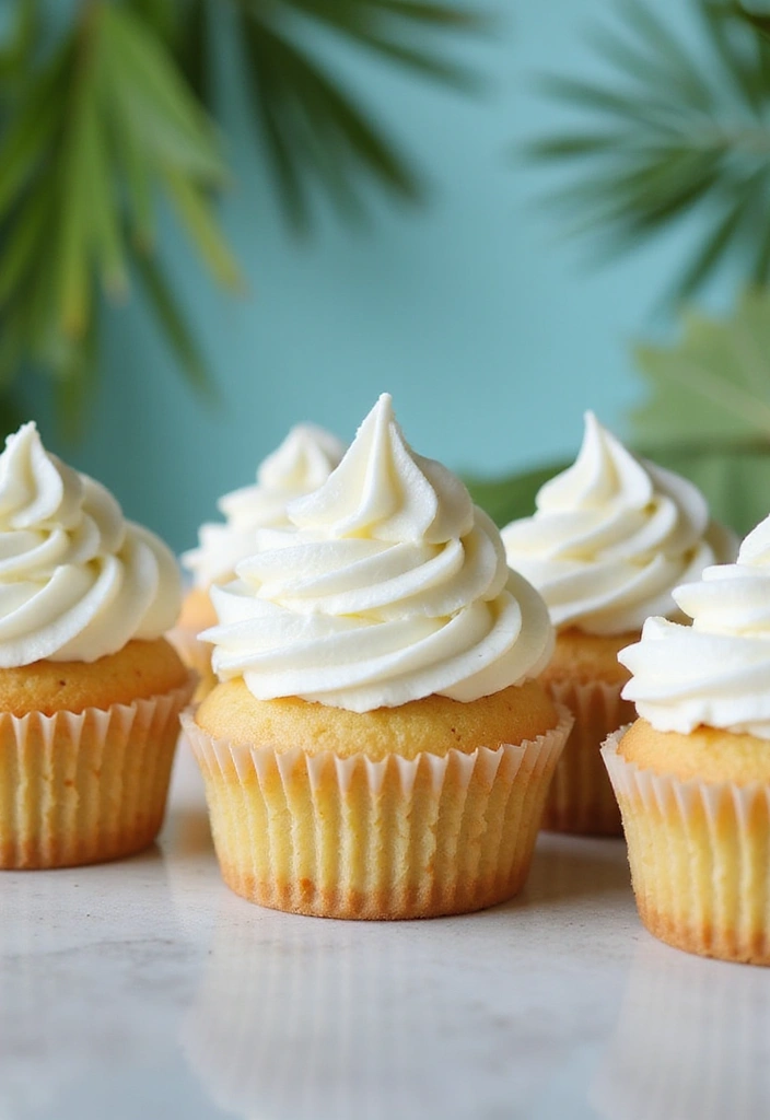27 Gluten-Free Cupcake Decorating Ideas - 9. Whipped Coconut Cream Topping