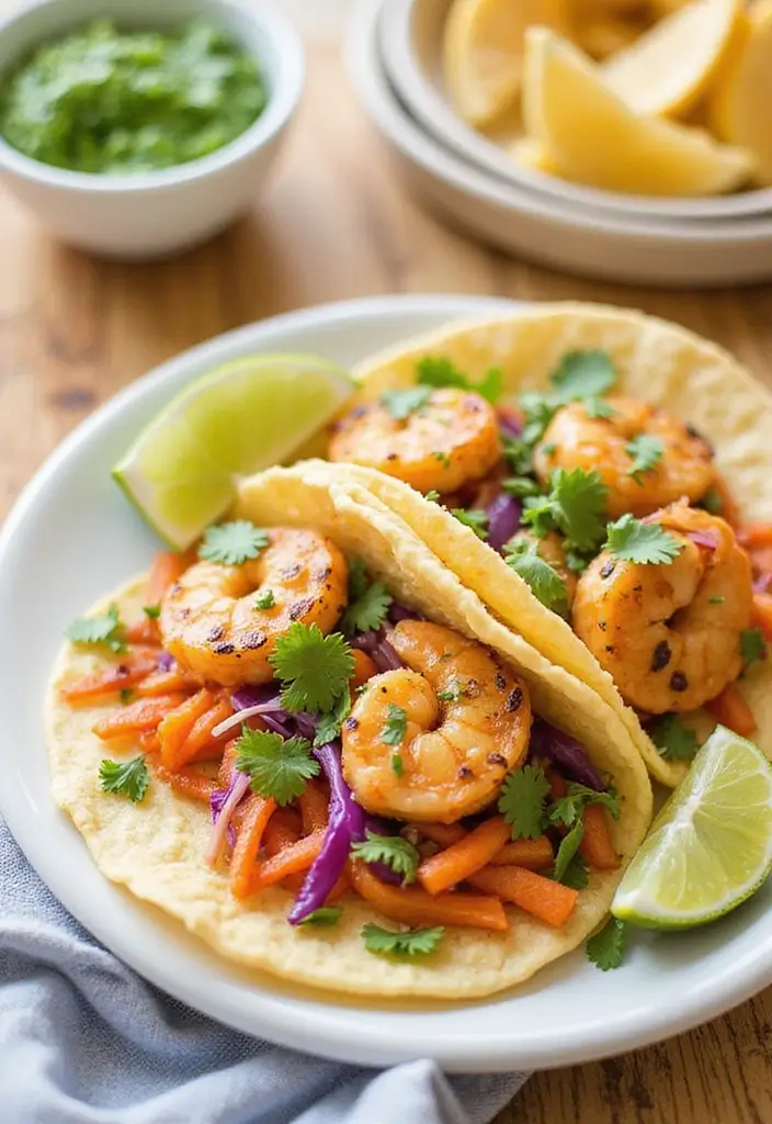 27 Gluten-Free Family Dinners for Picky Eaters - 14. Gluten-Free Shrimp Tacos