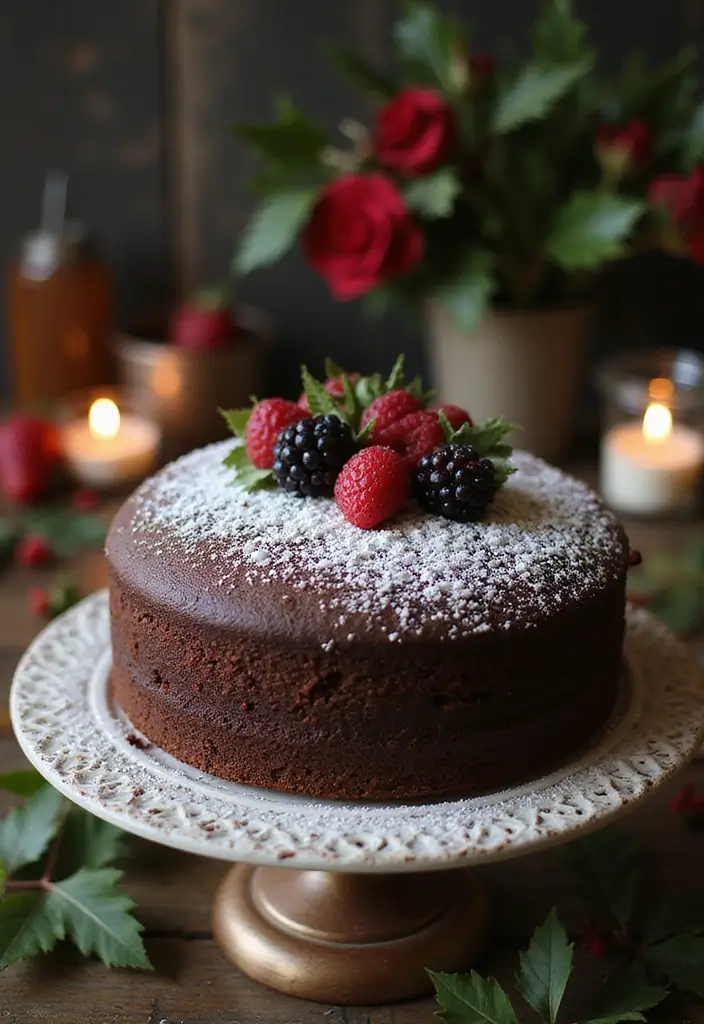 27 Gluten-Free Festive Baking Ideas - 1. Flourless Chocolate Cake