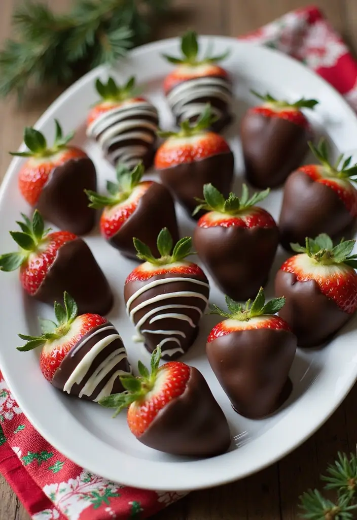 27 Gluten-Free Festive Baking Ideas - 10. Chocolate-Dipped Strawberries
