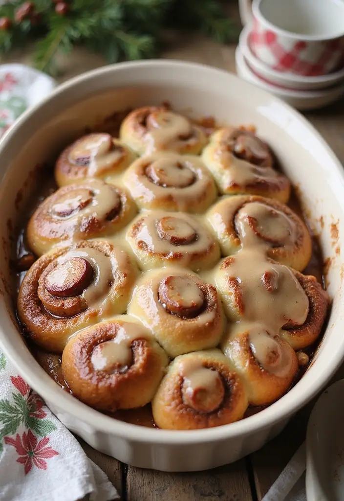 27 Gluten-Free Festive Baking Ideas - 14. Cinnamon Roll Casserole