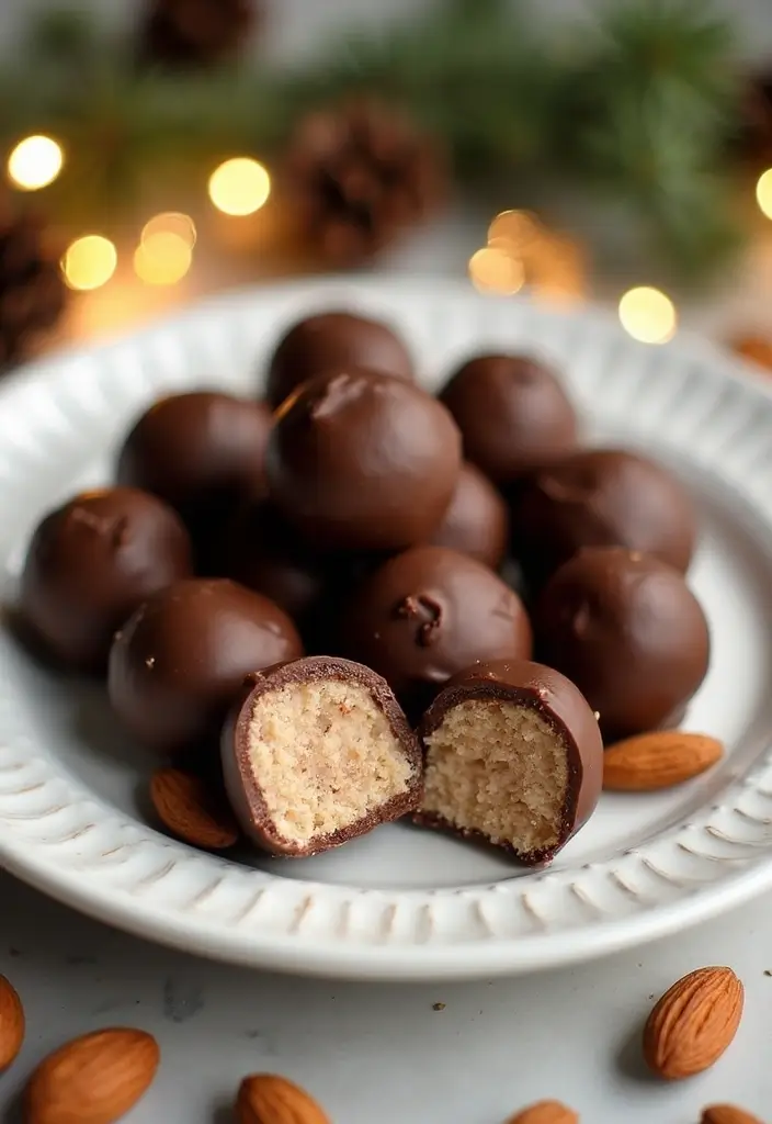 27 Gluten-Free Festive Baking Ideas - 15. Almond Joy Protein Balls