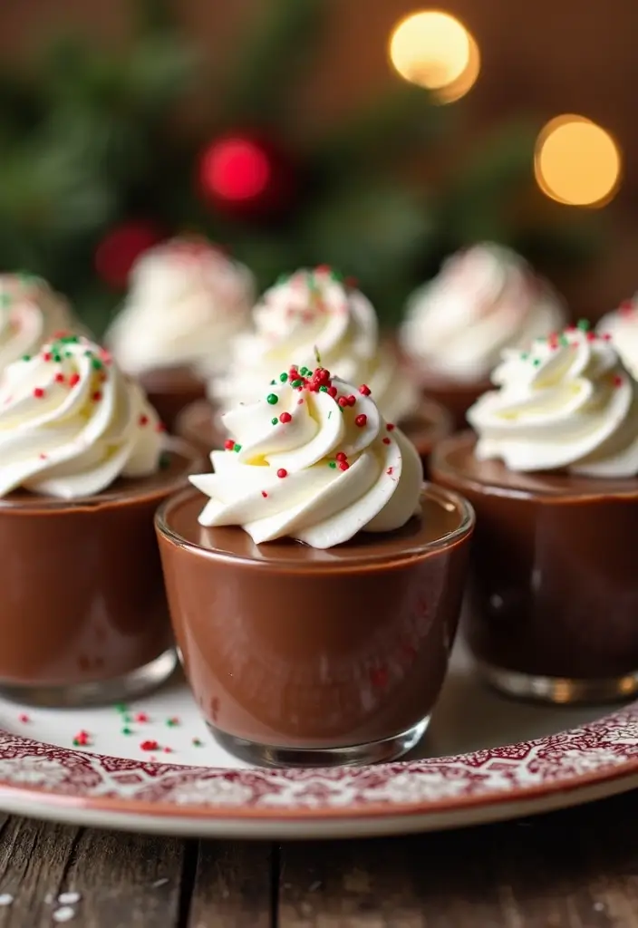 27 Gluten-Free Festive Baking Ideas - 17. Chocolate Pudding Cups