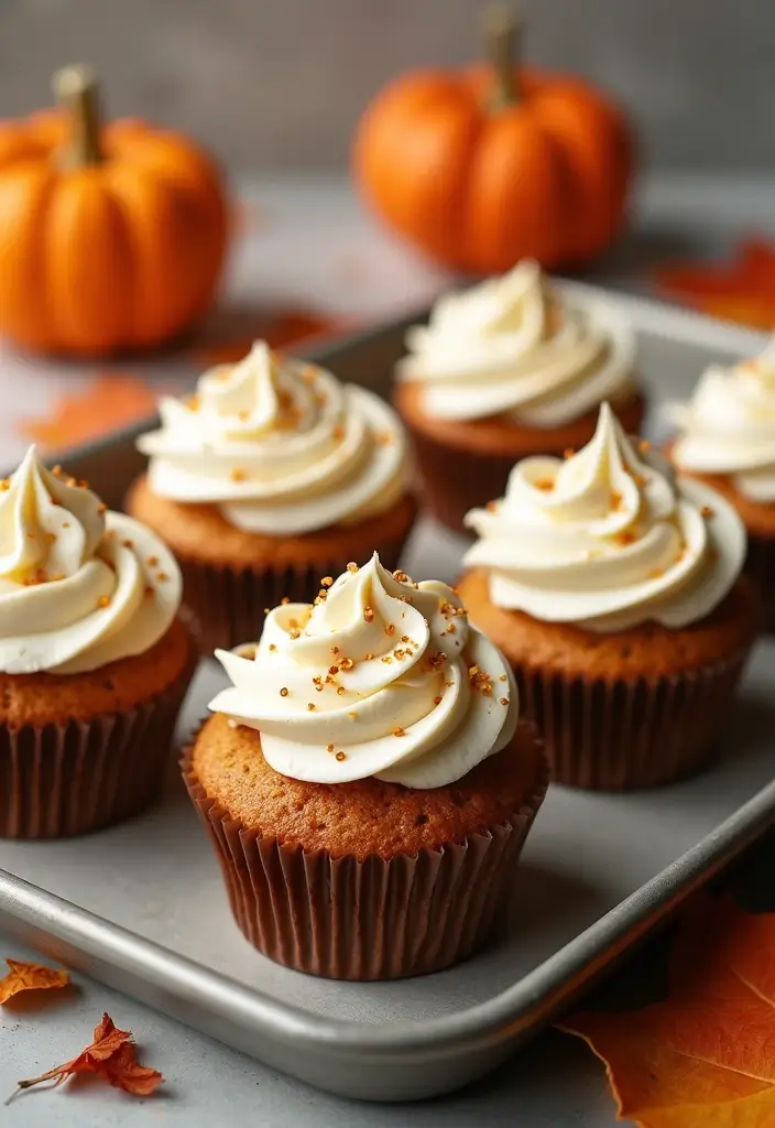 27 Gluten-Free Festive Baking Ideas - 22. Pumpkin Spice Cupcakes