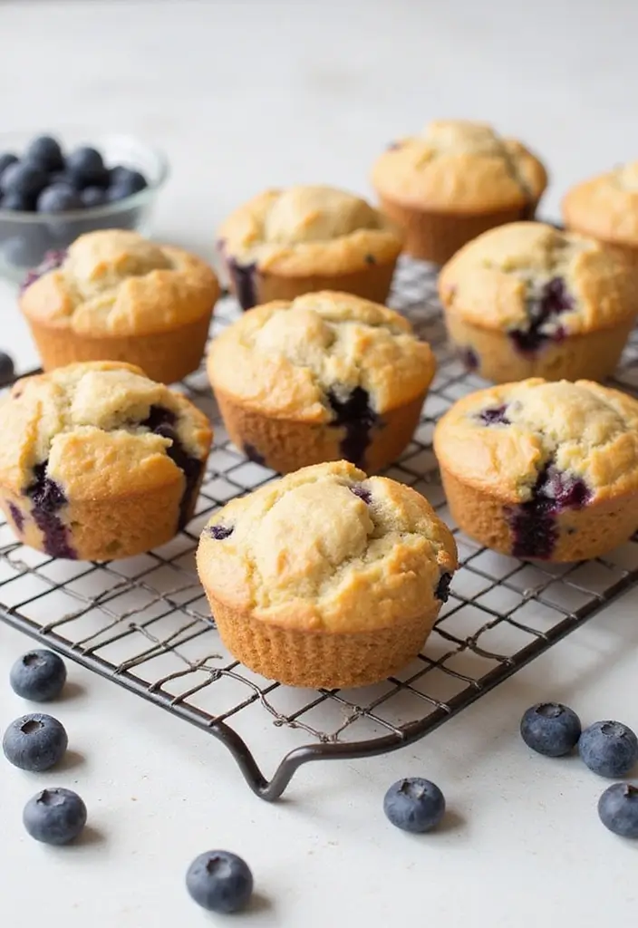 27 Gluten-Free Keto Recipes for a Healthy Lifestyle - 14. Blueberry Almond Flour Muffins