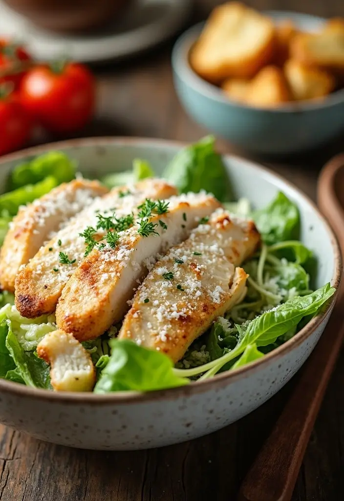 27 Gluten-Free Keto Recipes for a Healthy Lifestyle - 18. Chicken Caesar Salad
