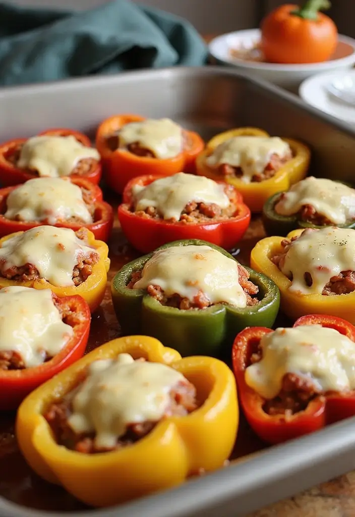 27 Gluten-Free Keto Recipes for a Healthy Lifestyle - 21. Stuffed Bell Peppers