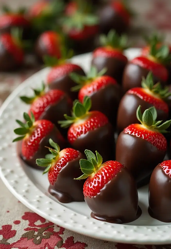 27 Gluten-Free Keto Recipes for a Healthy Lifestyle - 25. Chocolate Covered Strawberries