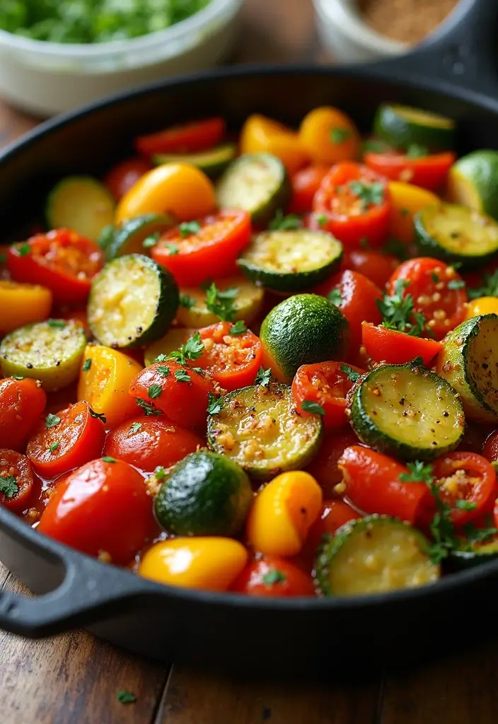 27 Gluten-Free Meal Prep Ideas for the Week - 13. Roasted Vegetable Medley