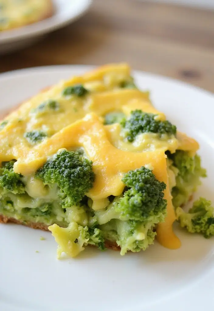 27 Gluten-Free Meal Prep Ideas for the Week - 25. Broccoli and Cheddar Frittata
