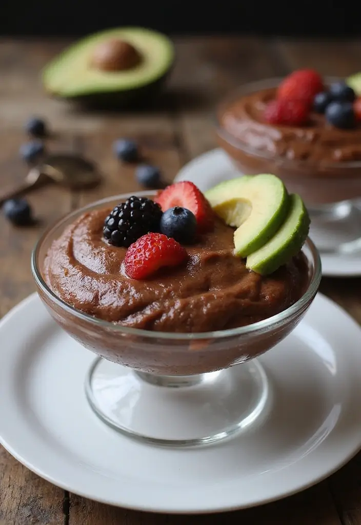 27 Gluten-Free Meal Prep Ideas for the Week - 27. Chocolate Avocado Mousse