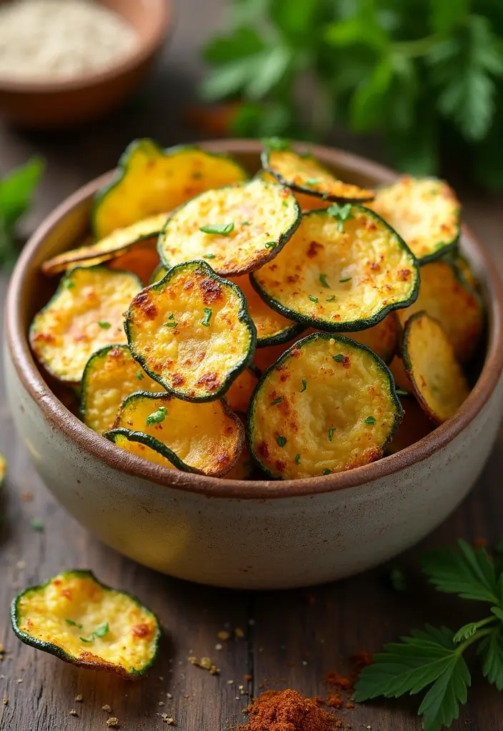 27 Gluten-Free Party Snacks Everyone Will Love - 10. Baked Zucchini Chips