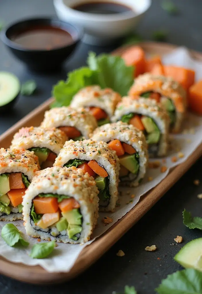 27 Gluten-Free Party Snacks Everyone Will Love - 11. Vegan Sushi Rolls