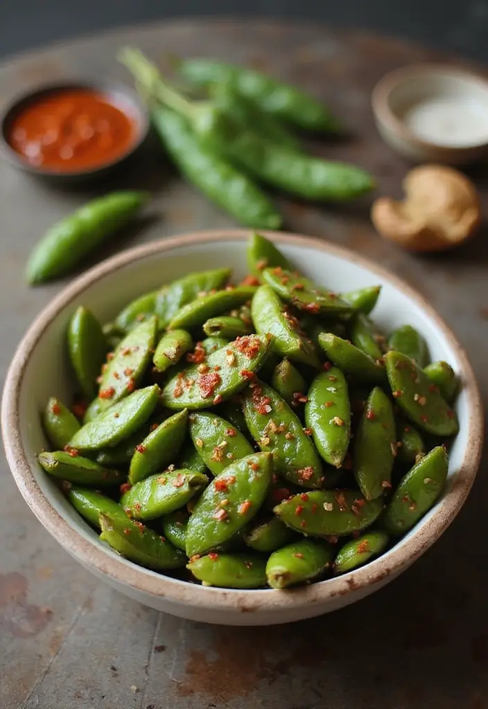 27 Gluten-Free Party Snacks Everyone Will Love - 12. Spicy Roasted Edamame