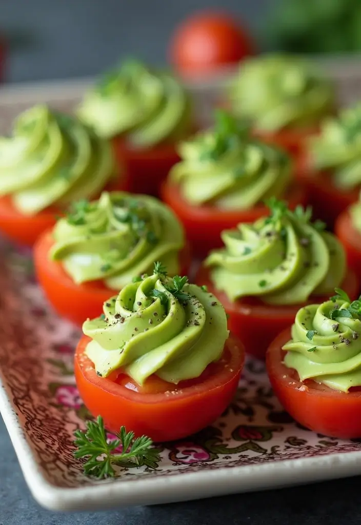 27 Gluten-Free Party Snacks Everyone Will Love - 14. Avocado Tomato Bites
