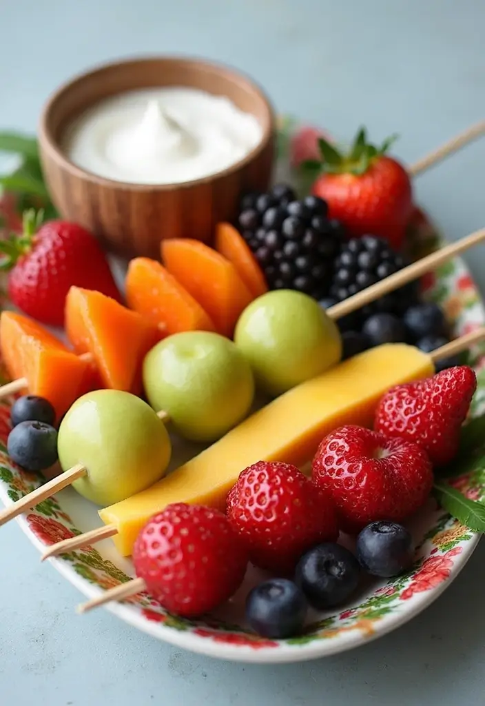 27 Gluten-Free Party Snacks Everyone Will Love - 16. Fresh Fruit Skewers