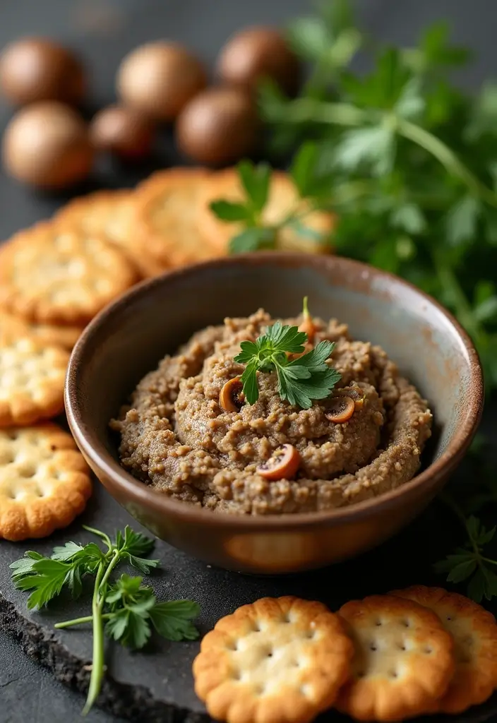 27 Gluten-Free Party Snacks Everyone Will Love - 19. Savory Mushroom Pâté