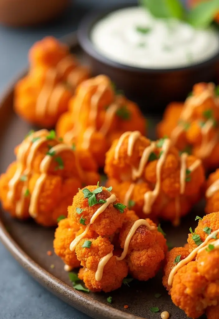 27 Gluten-Free Party Snacks Everyone Will Love - 5. Cauliflower Buffalo Bites