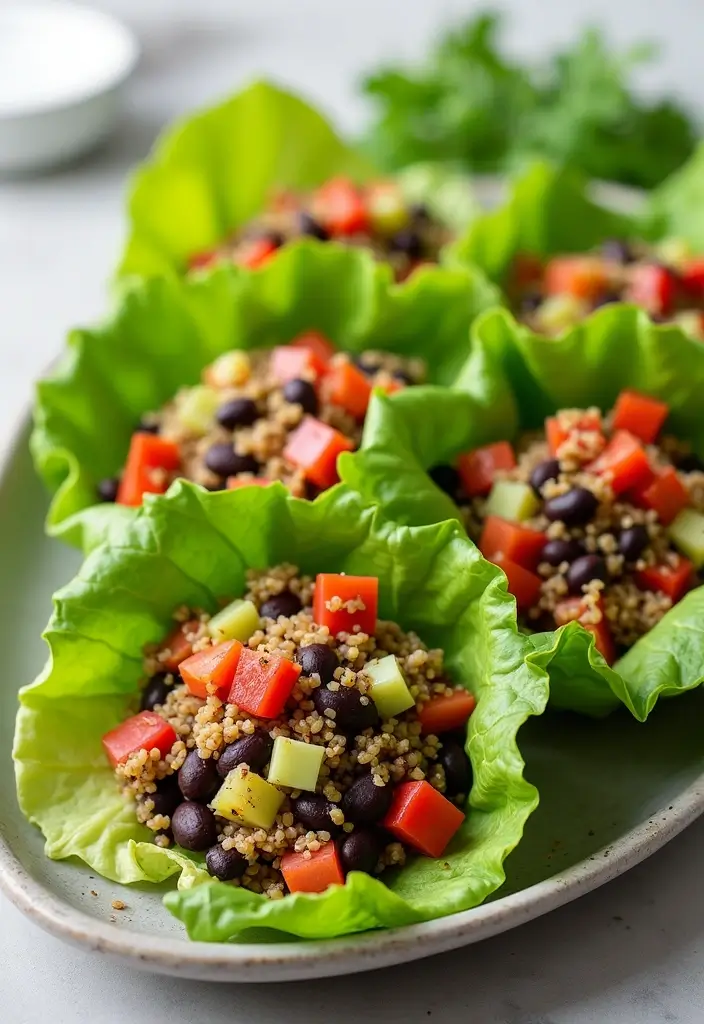 27 Gluten-Free Party Snacks Everyone Will Love - 6. Quinoa and Black Bean Salad Cups