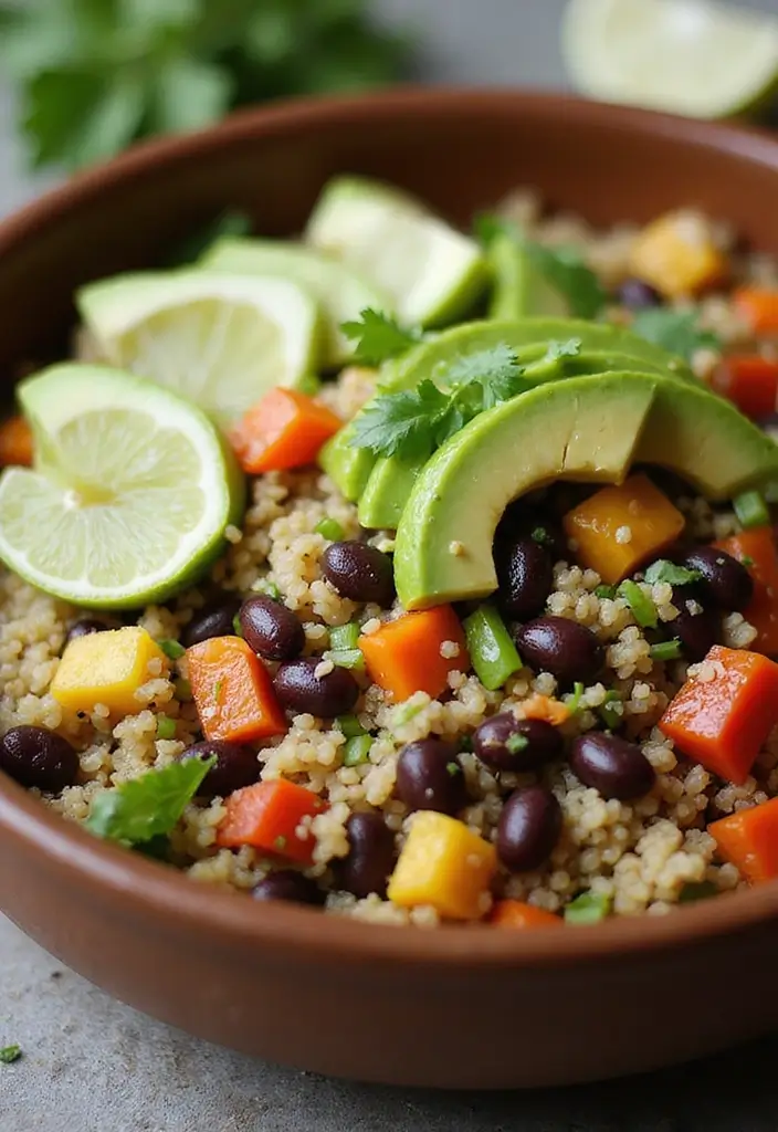 27 Gluten-Free Power Bowls for Balanced Meals - 1. Quinoa & Black Bean Fiesta Bowl
