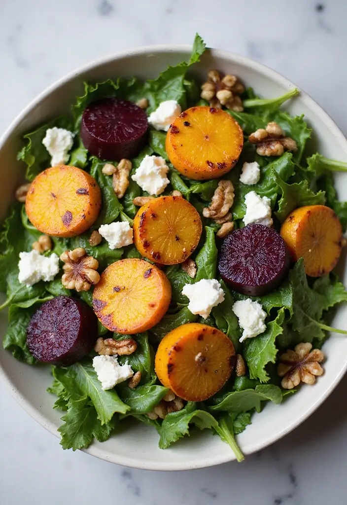 27 Gluten-Free Power Bowls for Balanced Meals - 12. Roasted Beet & Goat Cheese Salad Bowl