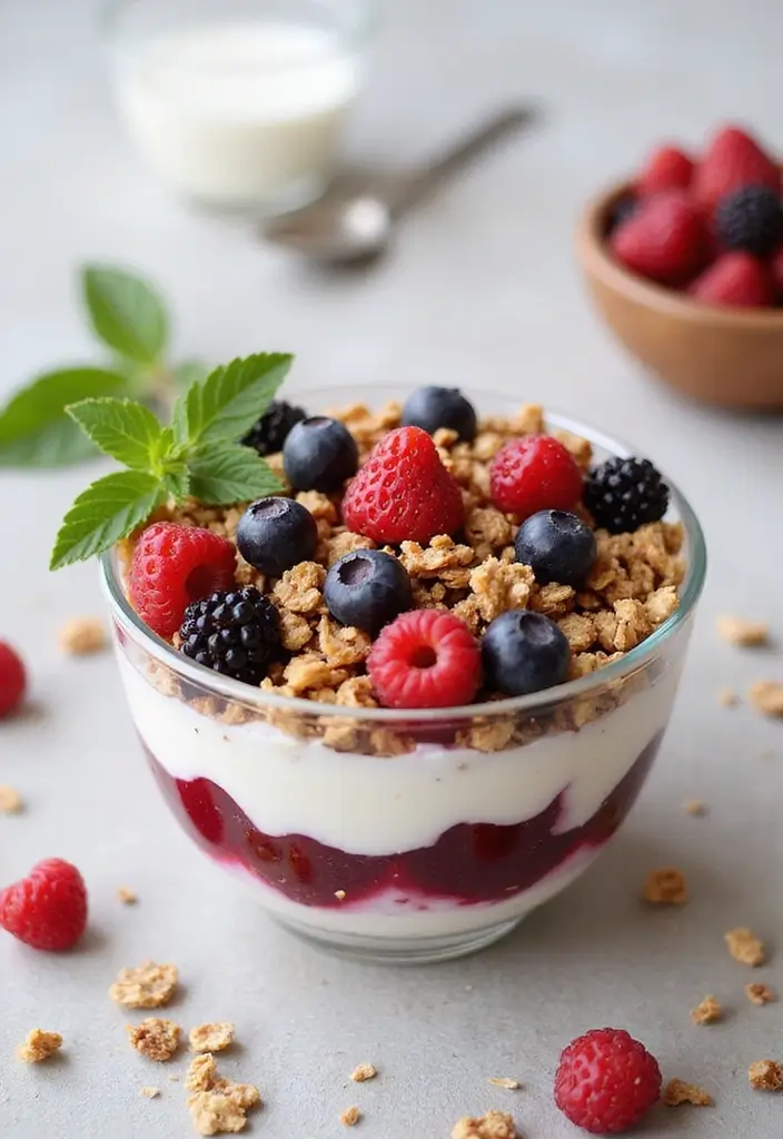 27 Gluten-Free Power Bowls for Balanced Meals - 14. Greek Yogurt & Berry Bowl