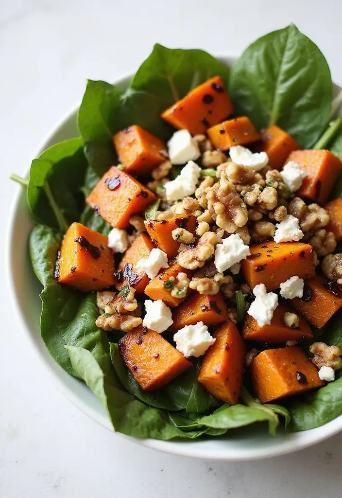 27 Gluten-Free Power Bowls for Balanced Meals - 3. Sweet Potato & Spinach Power Bowl