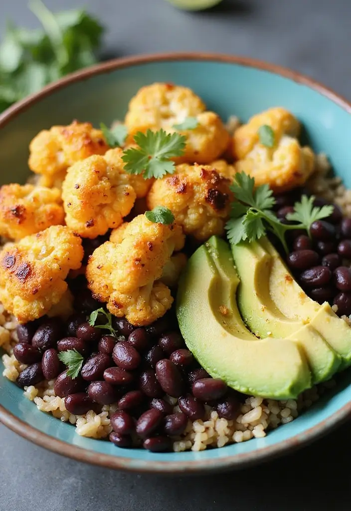 27 Gluten-Free Power Bowls for Balanced Meals - 5. Tex-Mex Cauliflower Bowl