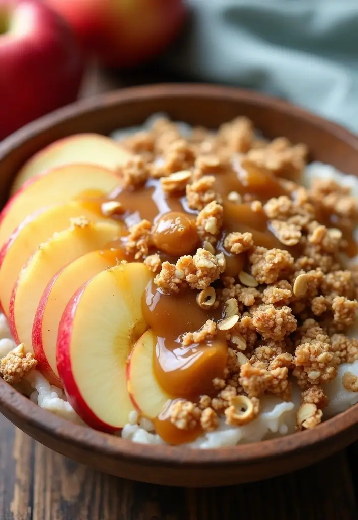 27 Gluten-Free Power Bowls for Balanced Meals - 9. Apple & Almond Butter Breakfast Bowl