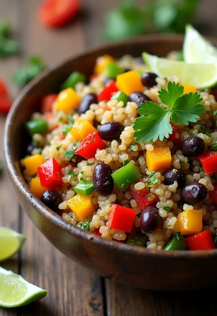 27 Gluten-Free Salads That Actually Fill You Up - 1. Quinoa and Black Bean Salad