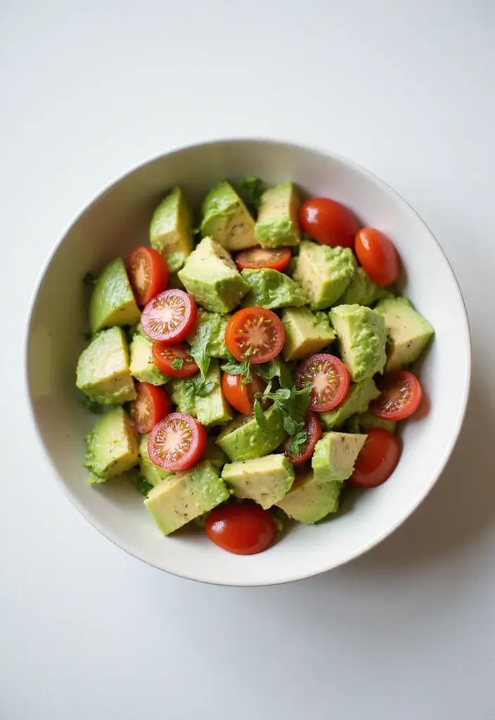 27 Gluten-Free Salads That Actually Fill You Up - 20. Chilled Avocado and Tomato Salad