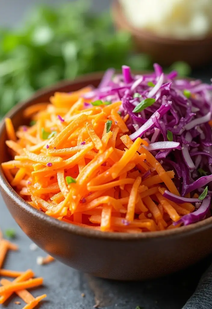 27 Gluten-Free Salads That Actually Fill You Up - 22. Cabbage and Carrot Slaw