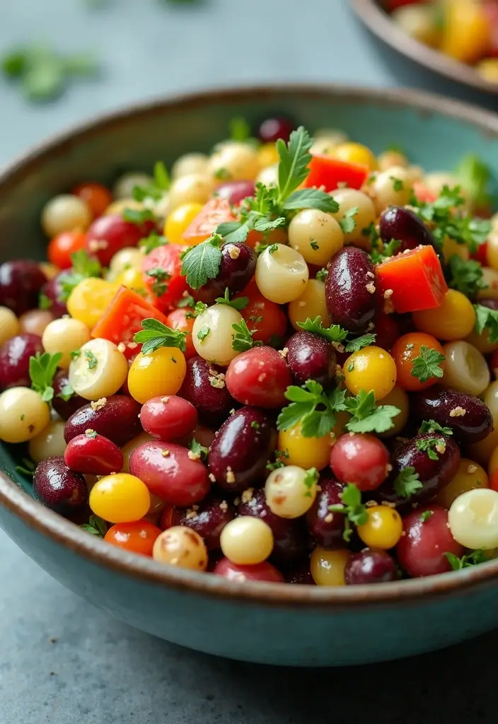 27 Gluten-Free Salads That Actually Fill You Up - 7. Mixed Bean Salad