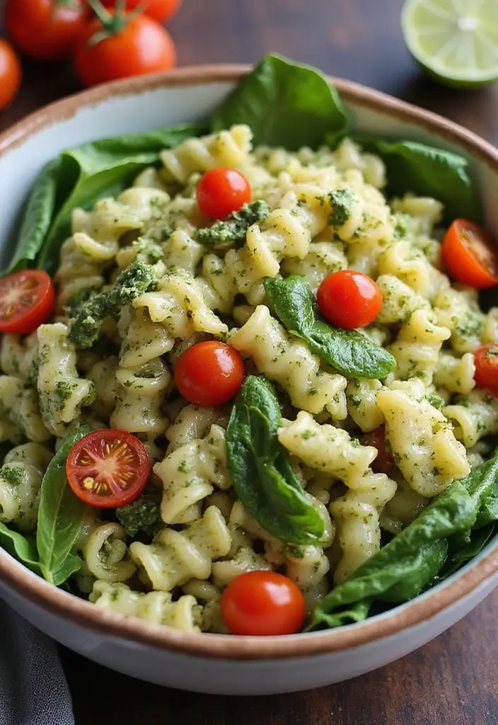 27 Gluten-Free Salads That Actually Fill You Up - 8. Pesto Pasta Salad