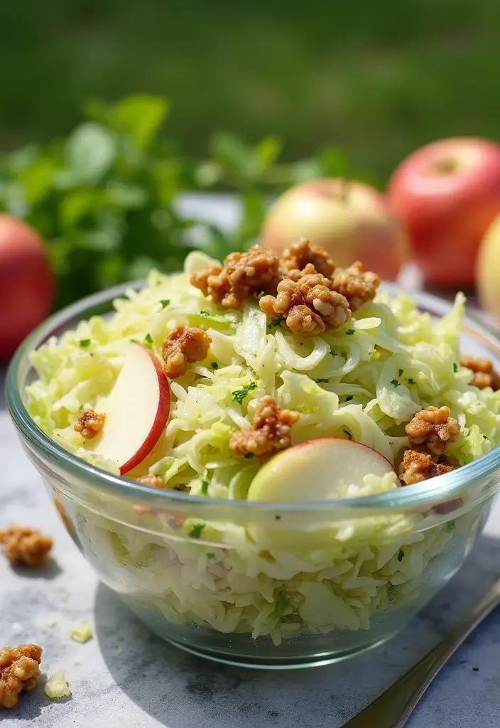 27 Gluten-Free Salads for Summer - 21. Cabbage and Apple Salad