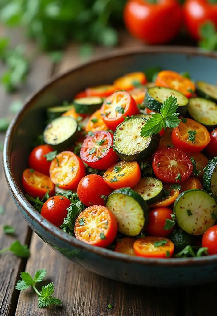 27 Gluten-Free Salads for Summer - 6. Roasted Vegetable Salad