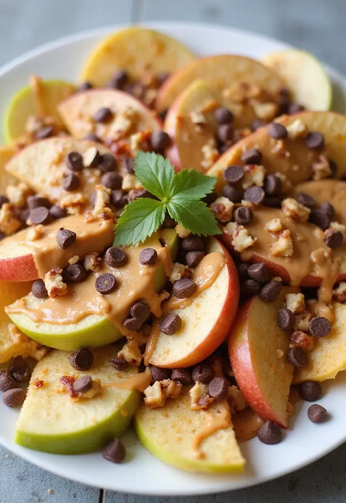 27 Gluten-Free Snacks for Movie Nights - 13. Apple Nachos