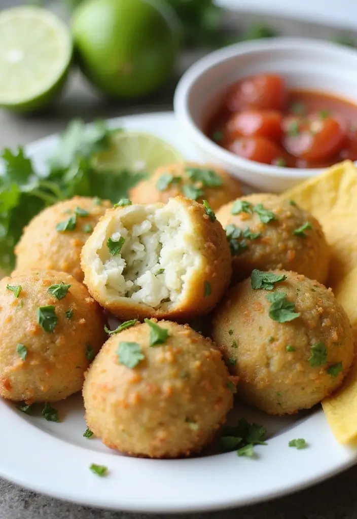 27 Gluten-Free Snacks for Movie Nights - 14. Cilantro Lime Rice Balls