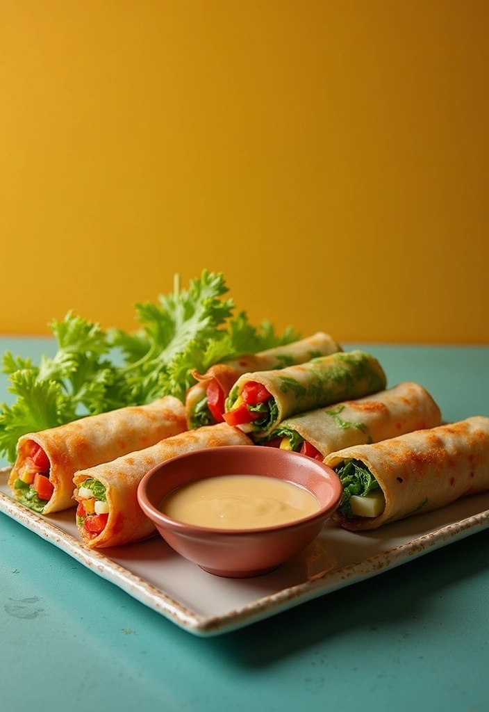 27 Gluten-Free Snacks for Movie Nights - 18. Veggie Spring Rolls