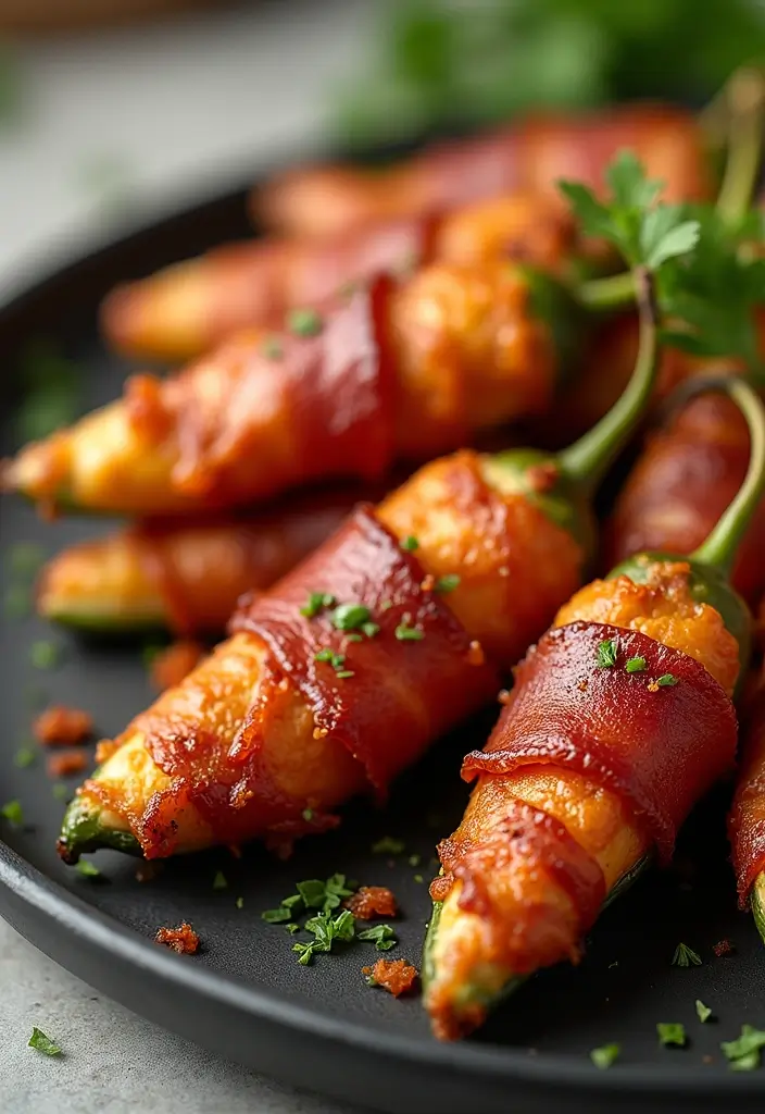27 Gluten-Free Snacks for Movie Nights - 20. Bacon-Wrapped Jalapeño Poppers