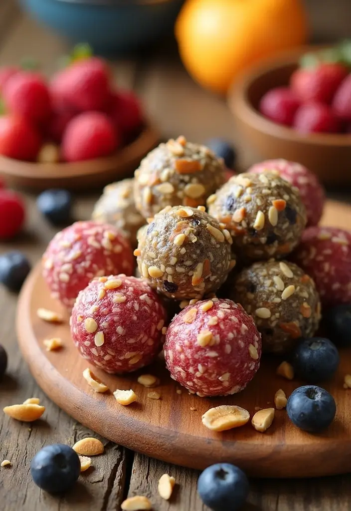 27 Gluten-Free Snacks for Movie Nights - 4. Fruit and Nut Energy Bites