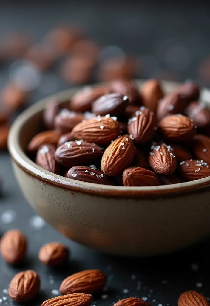 27 Gluten-Free Snacks for Movie Nights - 6. Dark Chocolate Almonds