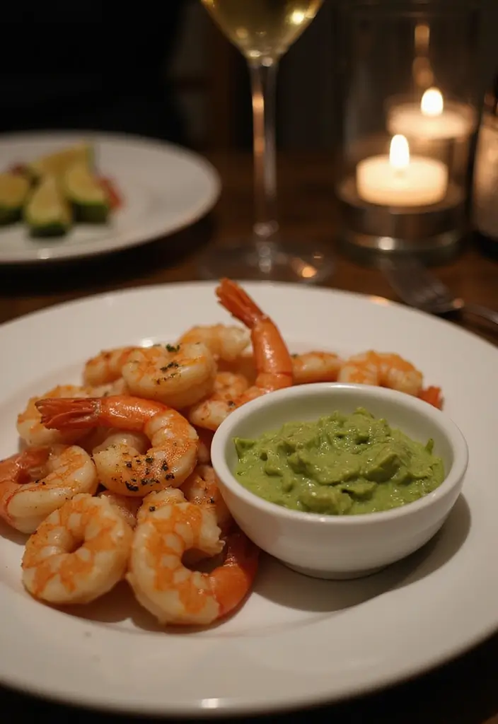 27 Gluten-Free Snacks for Movie Nights - 9. Shrimp Cocktail with Avocado Dressing