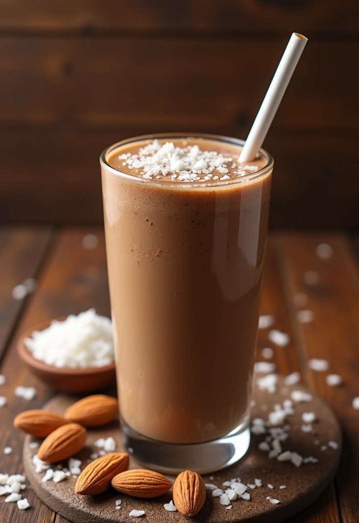 27 Gluten-Free Superfood Smoothie Recipes - 14. Almond Joy Smoothie
